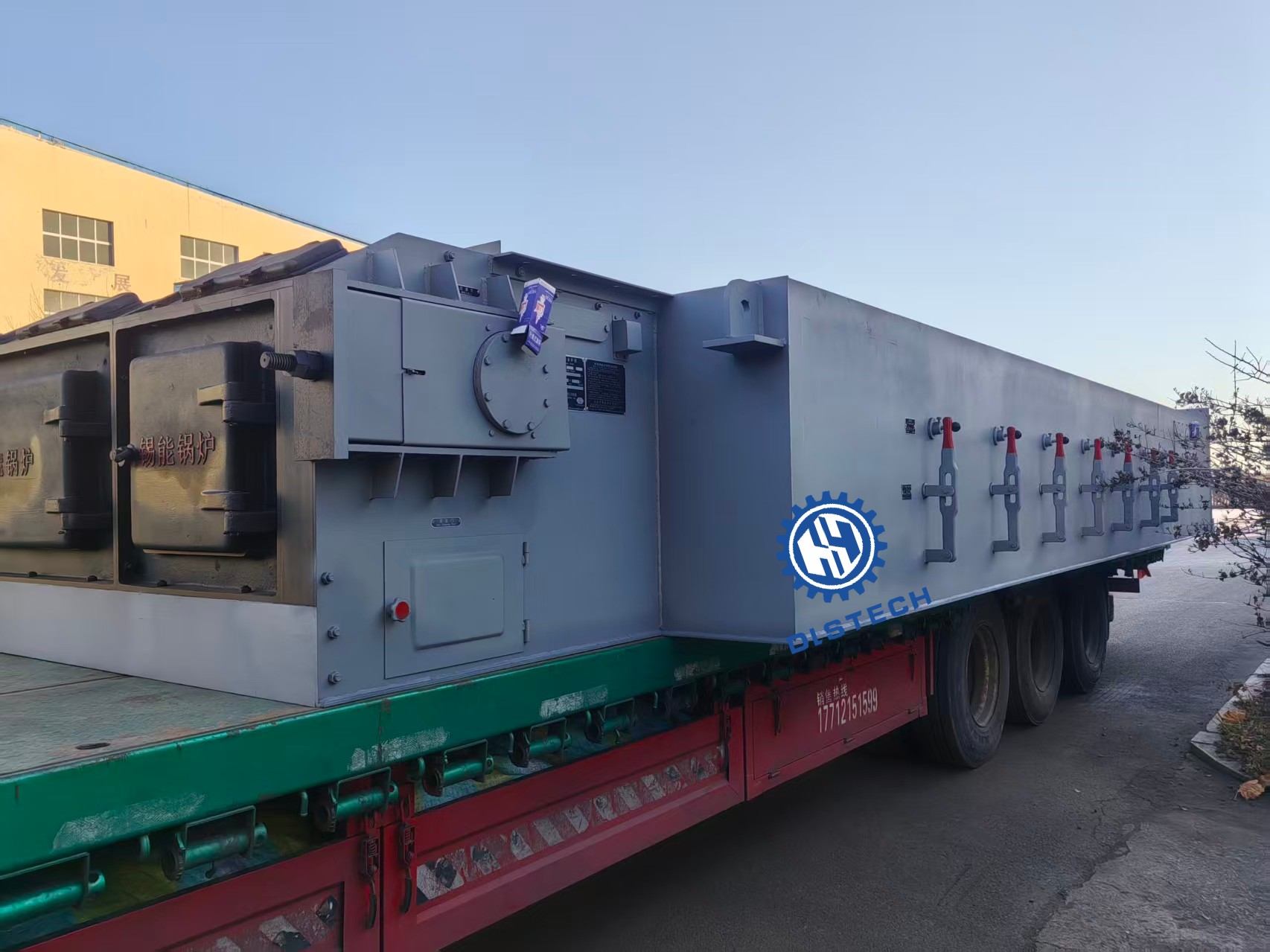 大连阳光炉排厂家客户定制20吨链带炉排发货