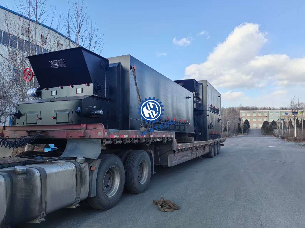 大连阳光锅炉辅机厂客户定制广东3台6吨链带炉排发货