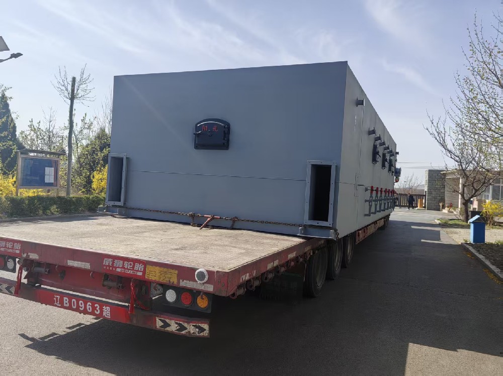 大连阳光锅炉辅机厂水冷炉排20吨水冷链带炉排发货1台